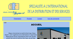 Desktop Screenshot of nimex-export.com
